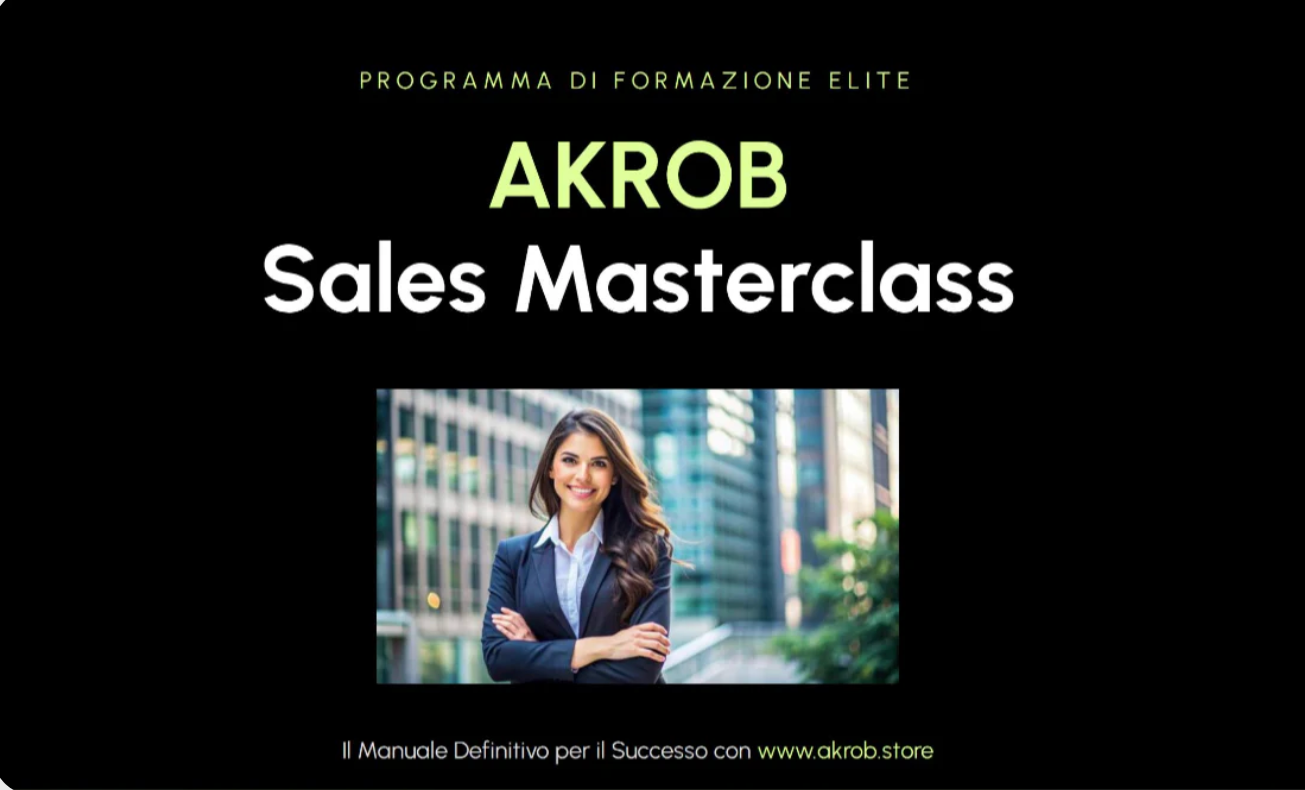 AKROB Master Sales - Livello LEGACY:Ingegneria societaria transfrontaliera, protezione patrimoniale avanzata, scaling logistico di akrob.store, delega plenaria e ricchezza generazionale.
