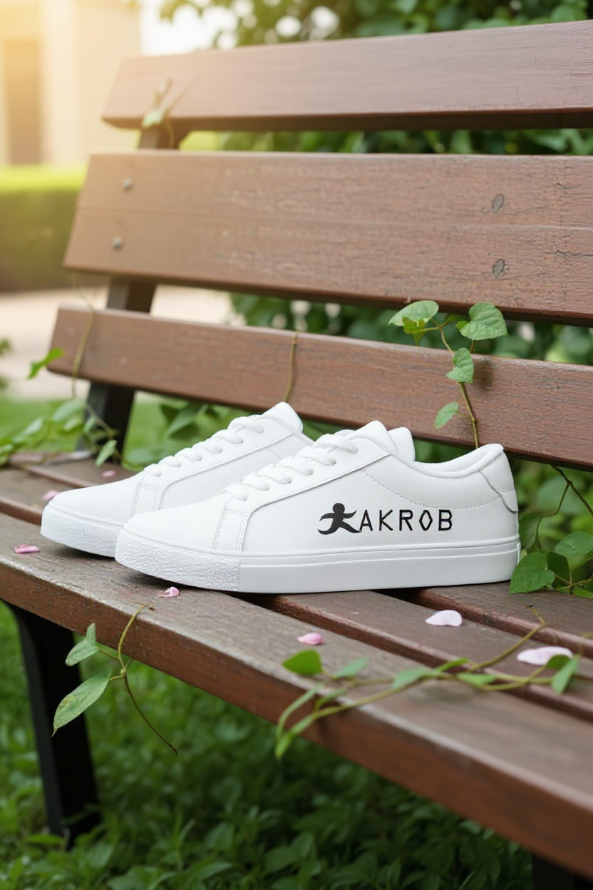 AKROB white and black