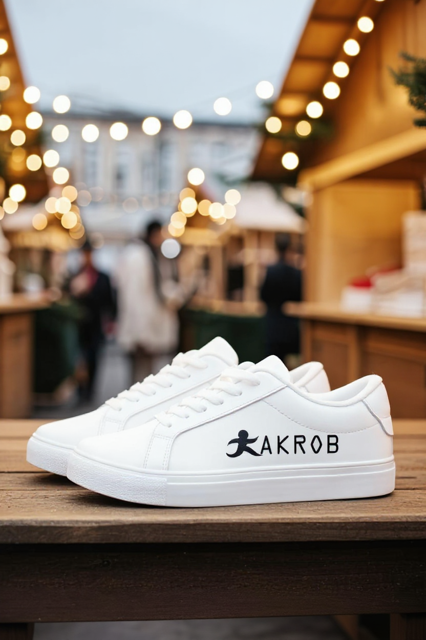 AKROB white and black