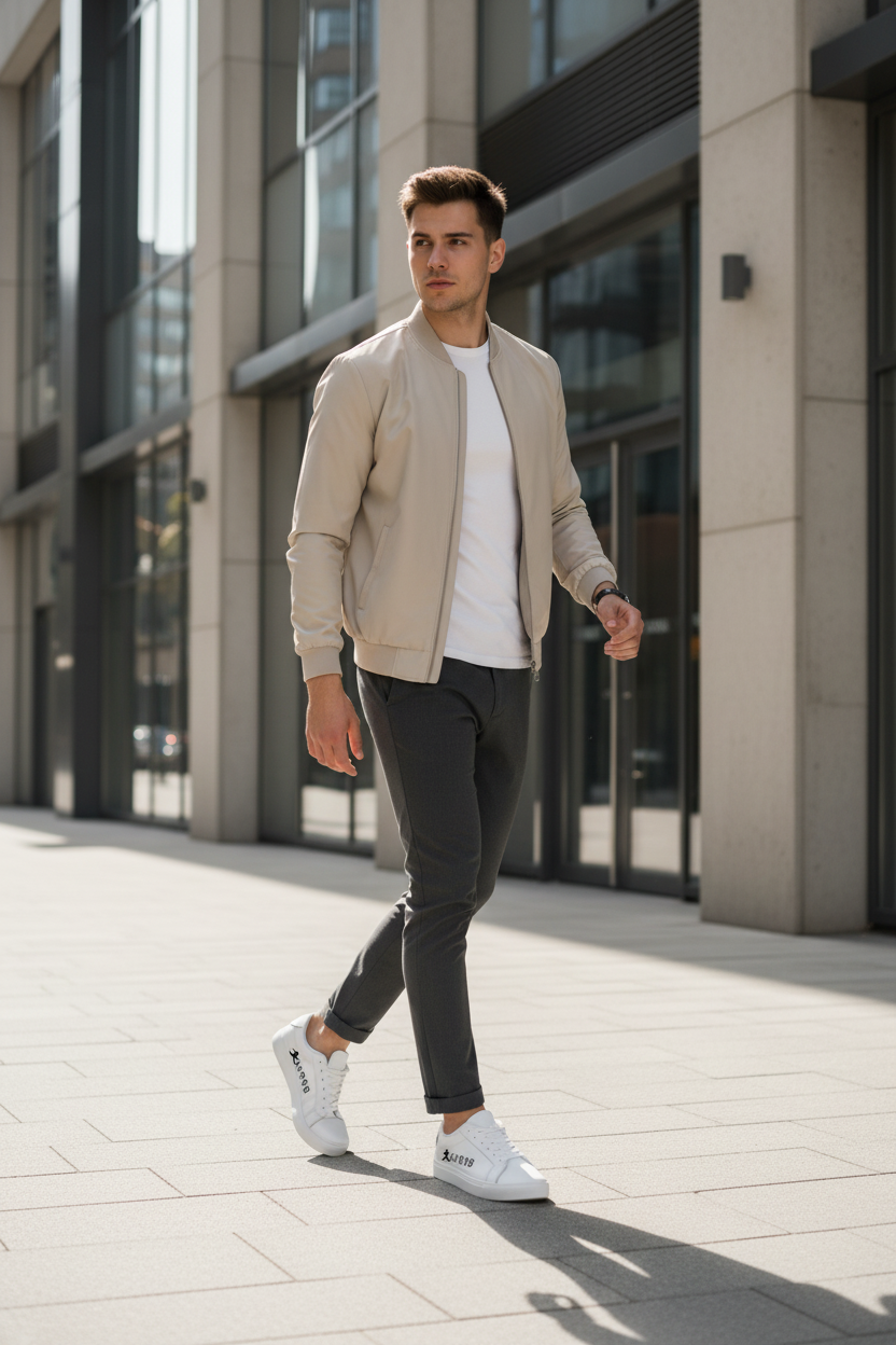 AKROB white and black